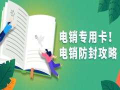杭州電銷(xiāo)專(zhuān)用卡售后